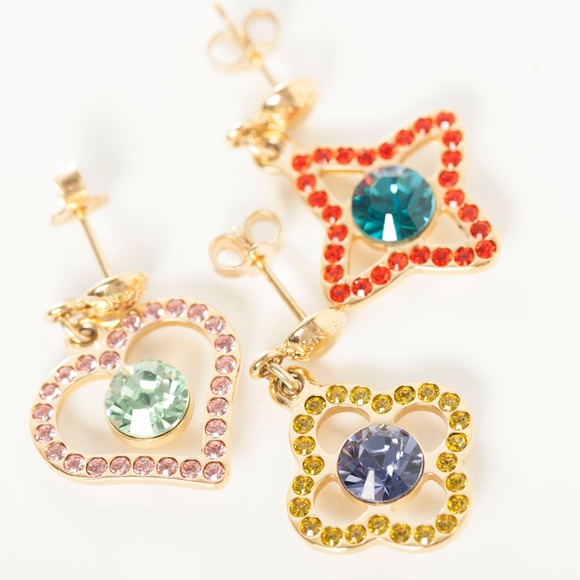 Louis Vuitton Jewelry - Louis Vuitton Mix and Match Monogram Triple Earring Set